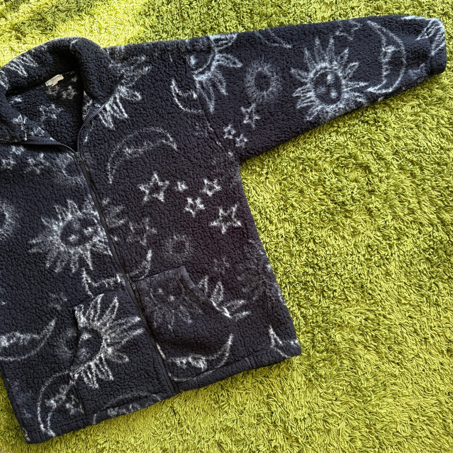 unique vintage whimsy celestial 90s y2k EARTHBOUND cardigan sweater