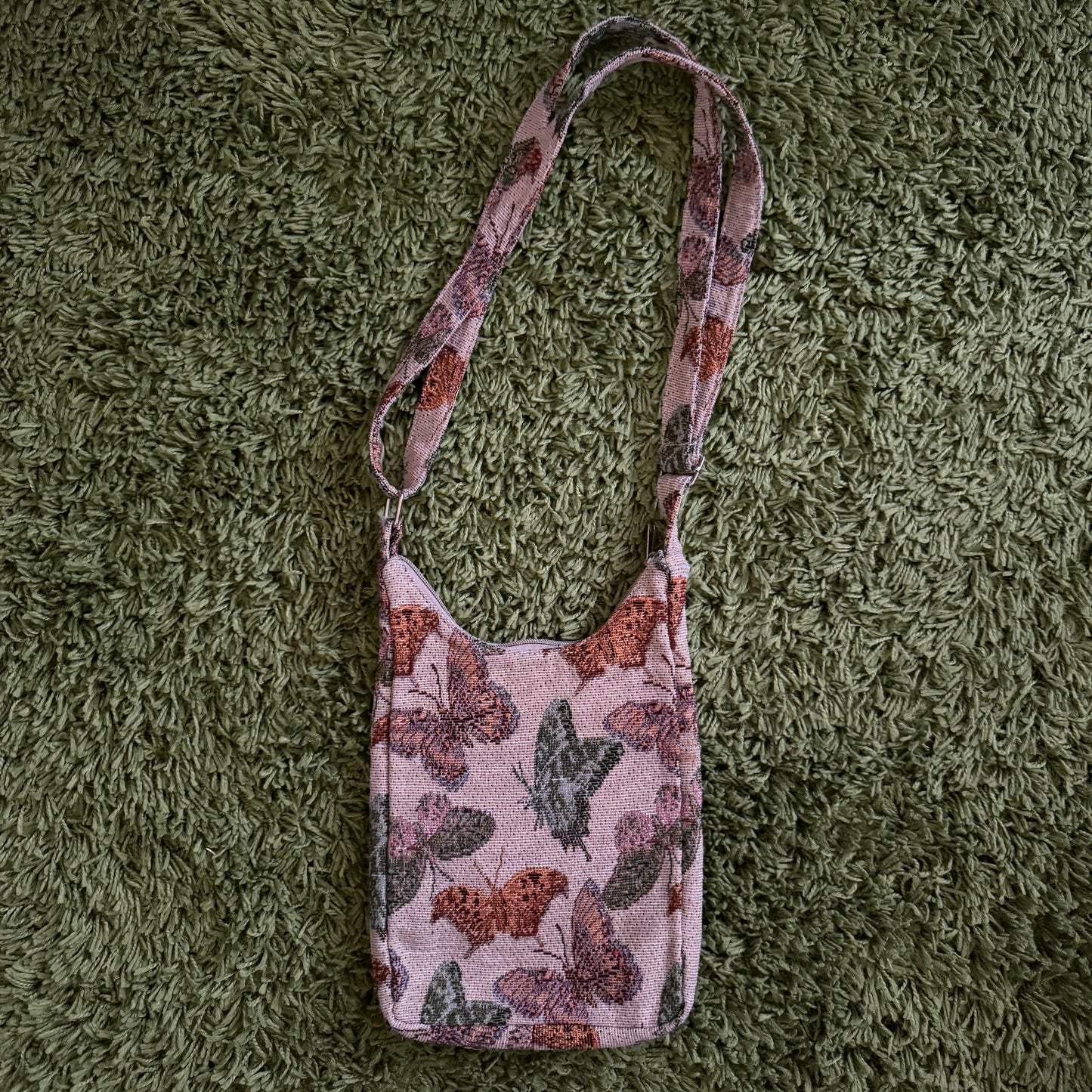 unique vintage whimsical 90s y2k butterfly shoulder bag