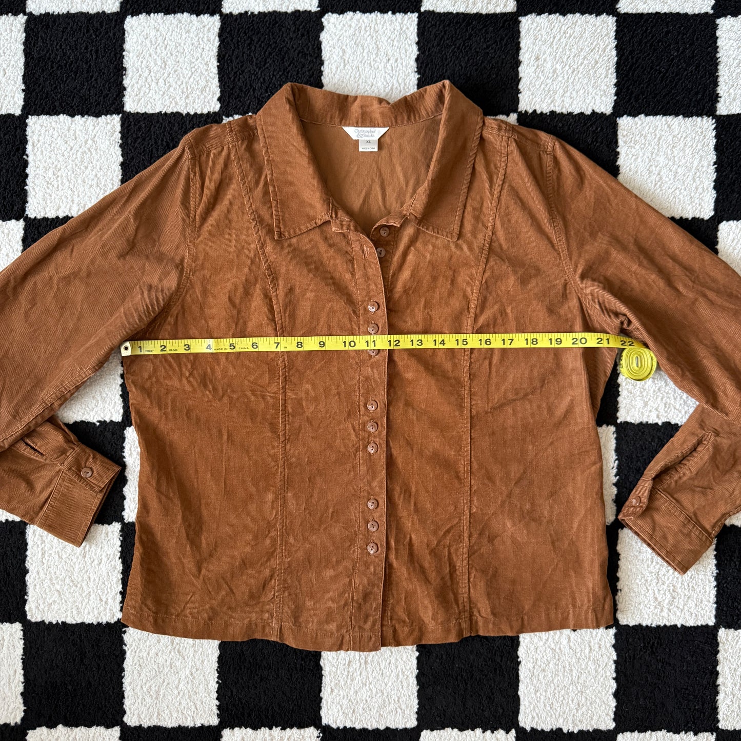 vintage whimsy 90s y2k CHRISTOPHER & BANKS button up top