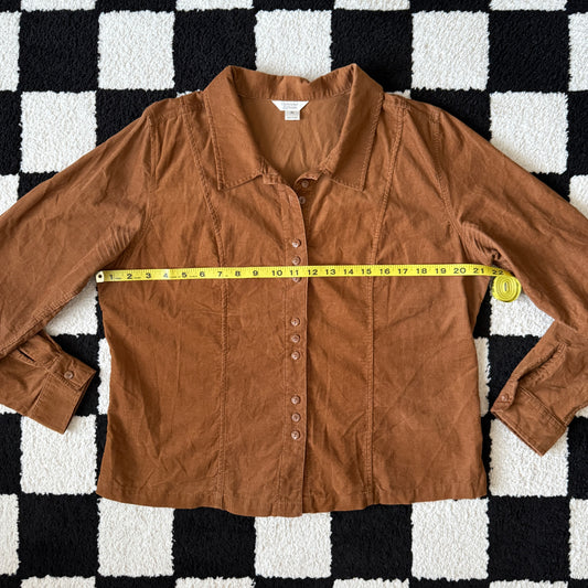 vintage whimsy 90s y2k CHRISTOPHER & BANKS button up top