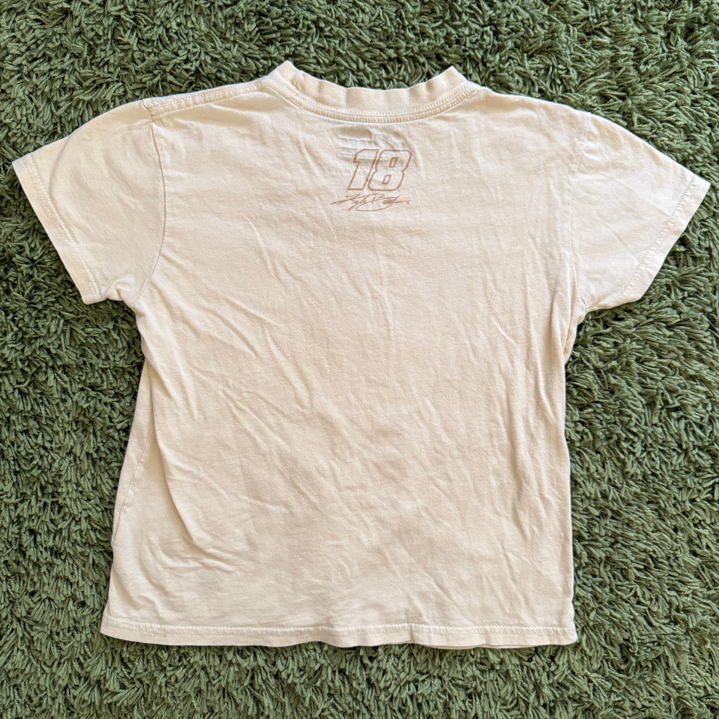 unique vintage whimsy 90s y2k NASCAR M&M graphic baby tee