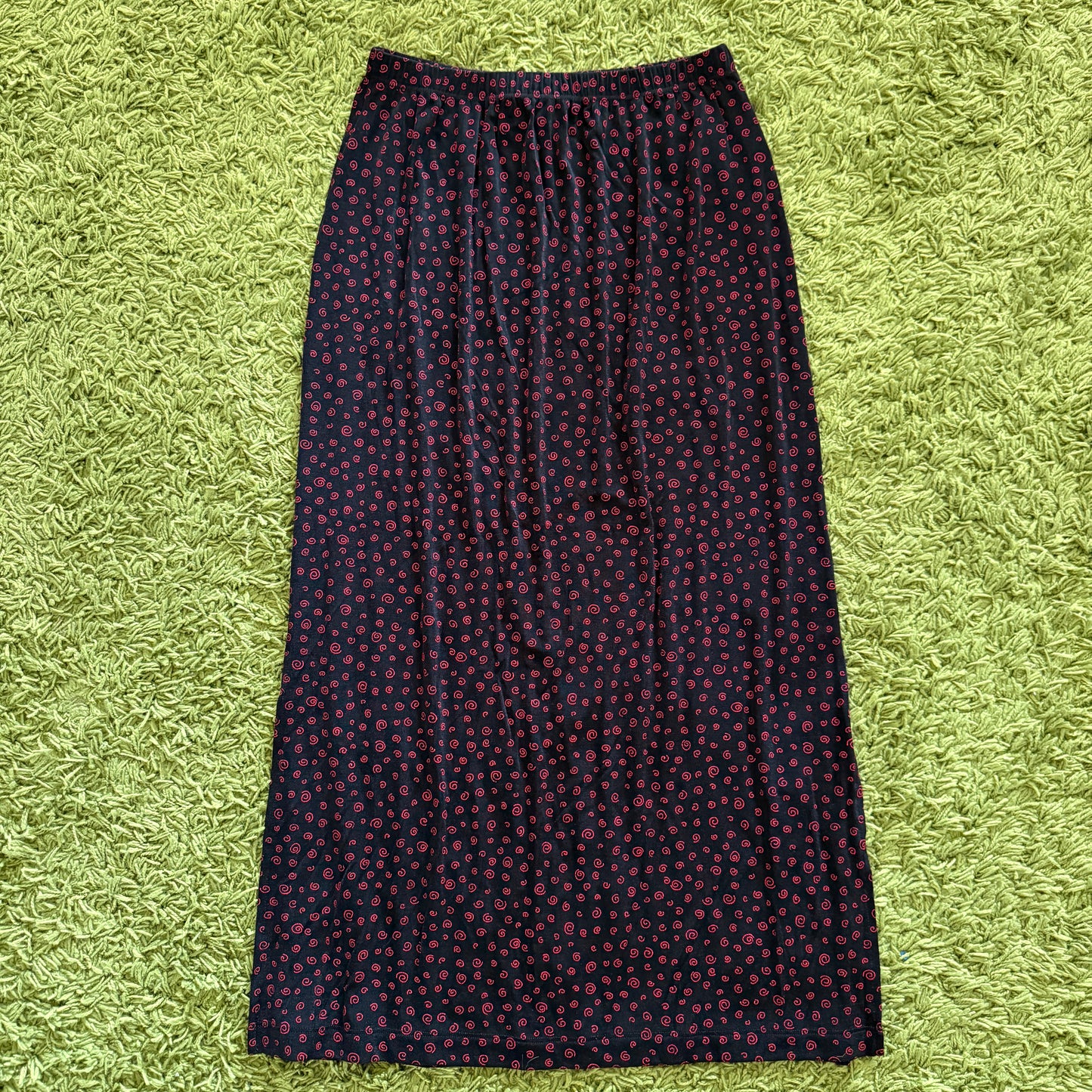 unique vintage whimsical 90s y2k maxi skirt