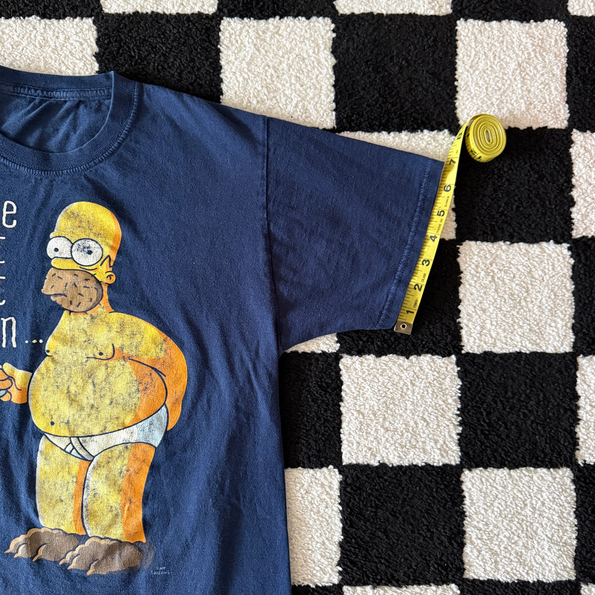 unique vintage 90s y2k HOMER SIMPSON graphic tee