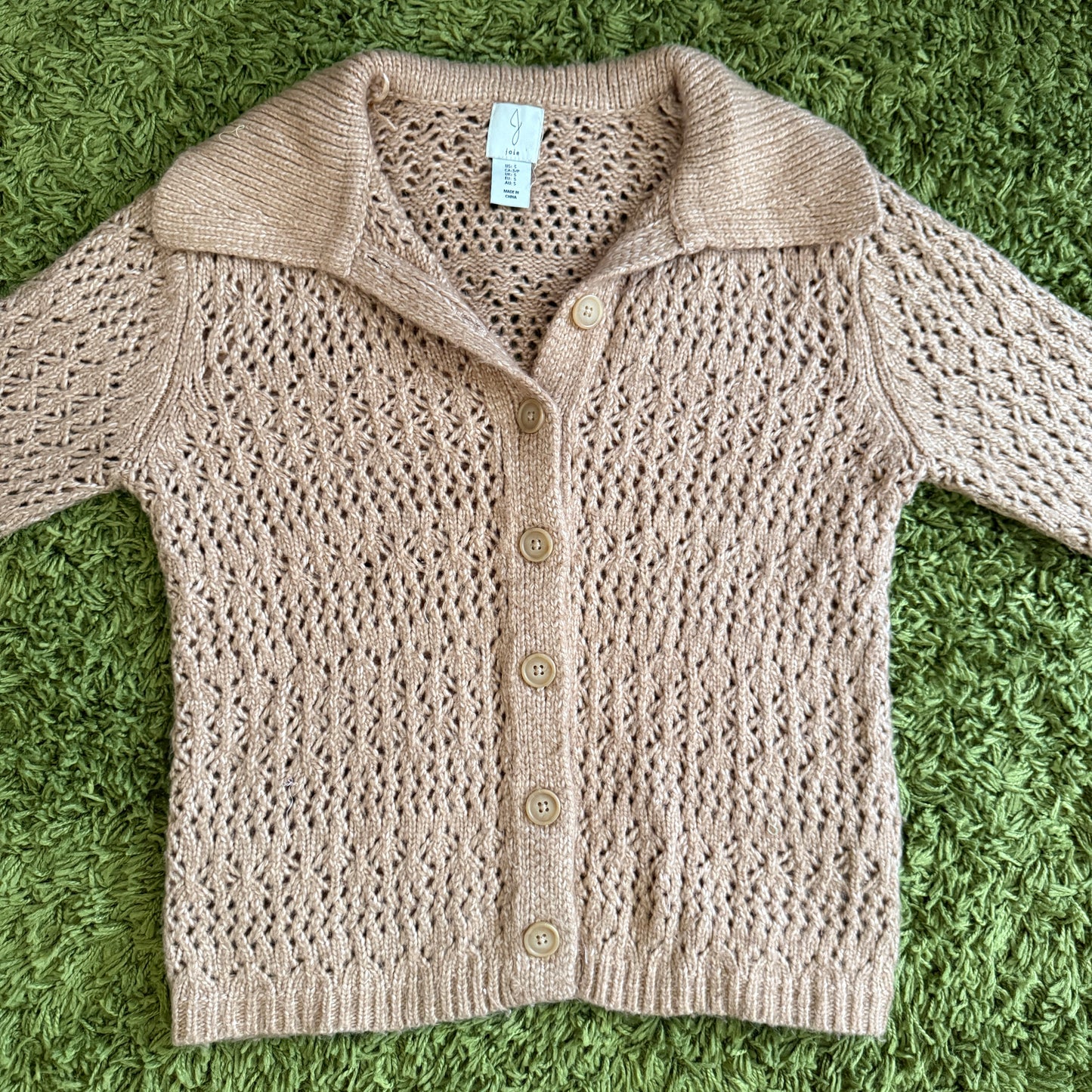 vintage whimsy 90s y2k knit cardigan sweater