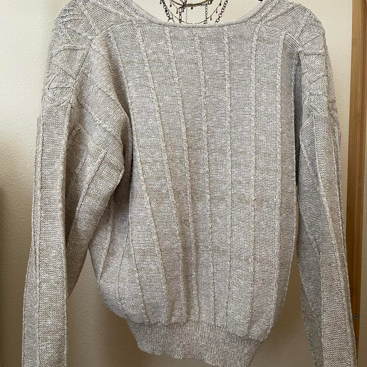 earth tone pullover sweater