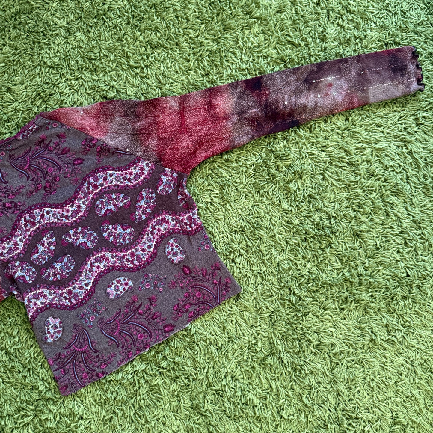unique vintage whimsy 90s y2k ANAC knit sleeved top