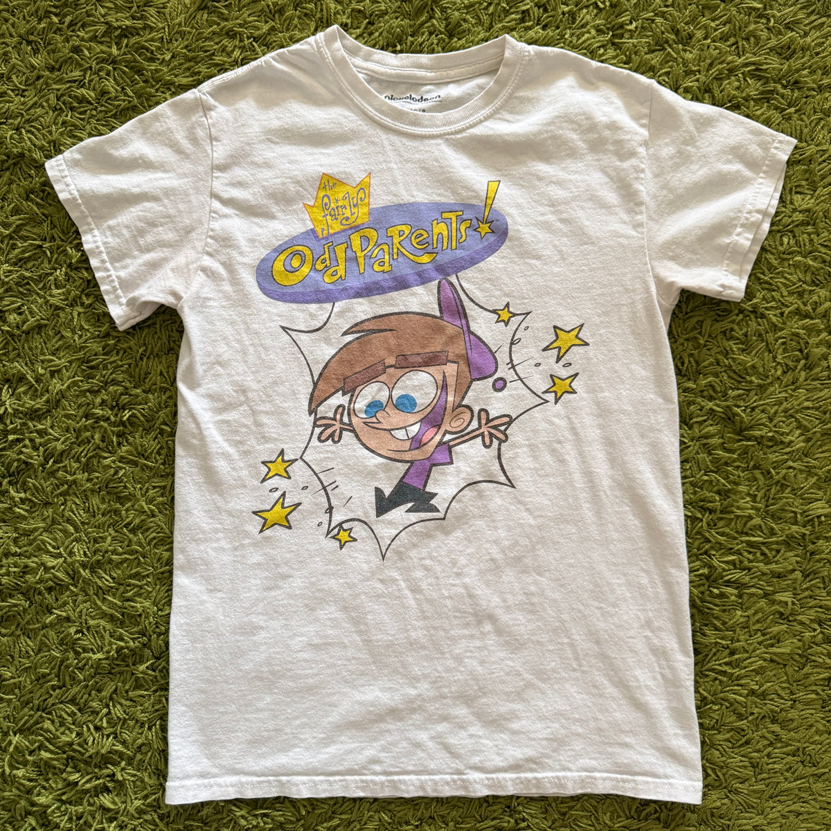unique vintage whimsical 90s y2k THE FAIRLY ODD PARENTS graphic tee
