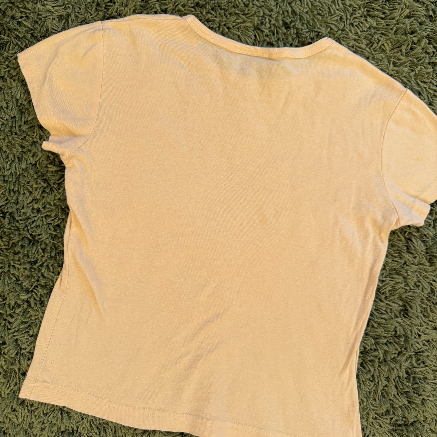 unique vintage whimsy 90s y2k NO BOUNDARIES graphic baby tee