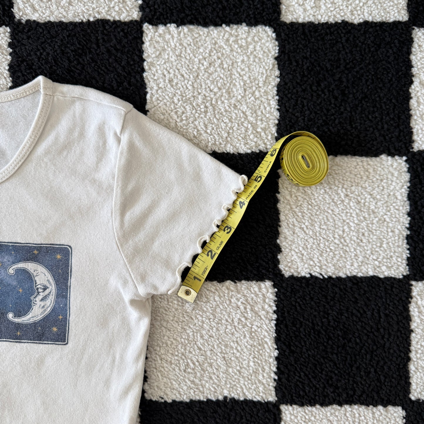 unique vintage whimsical 90s y2k celestial graphic baby tee