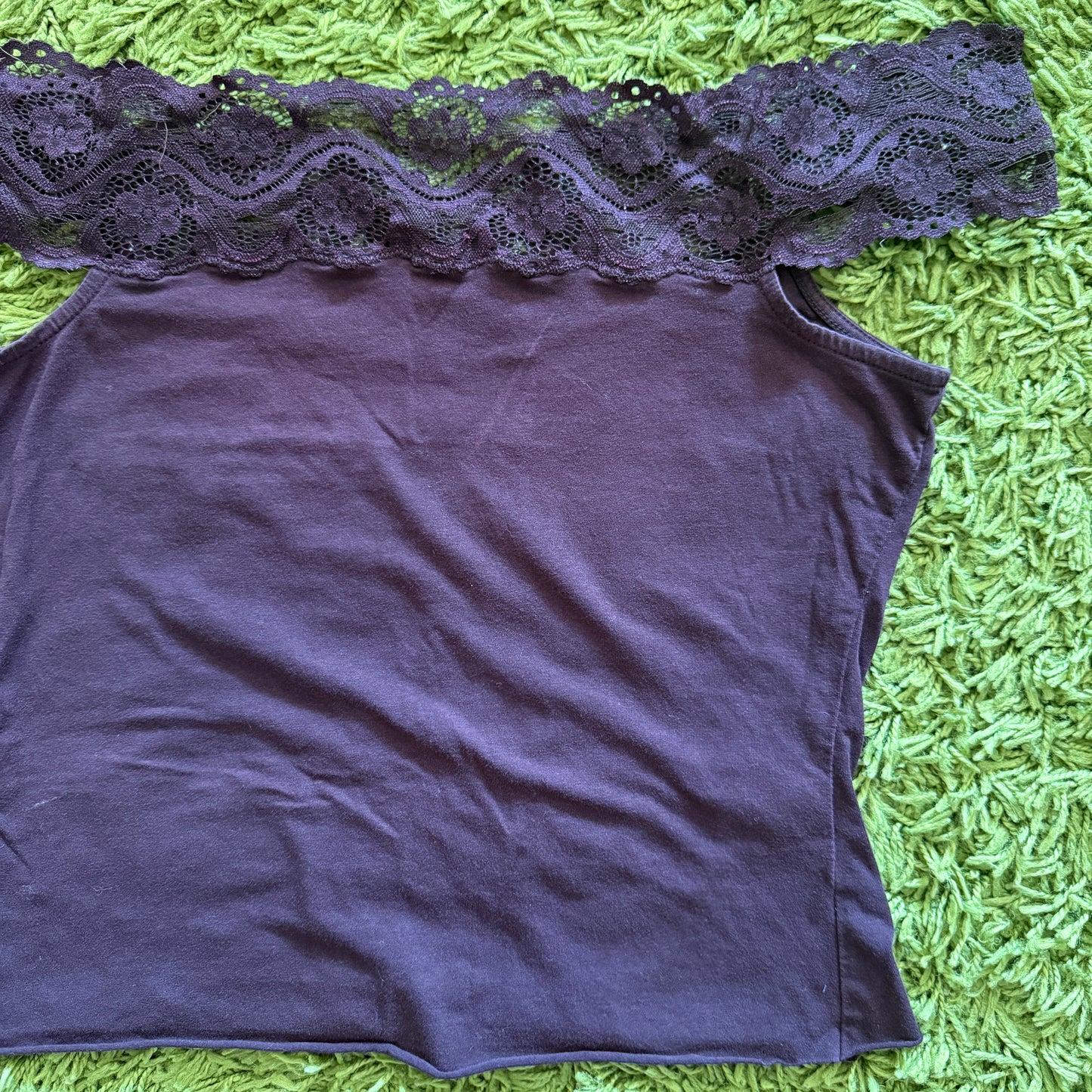 unique vintage whimsical 90s y2k off shoulder top