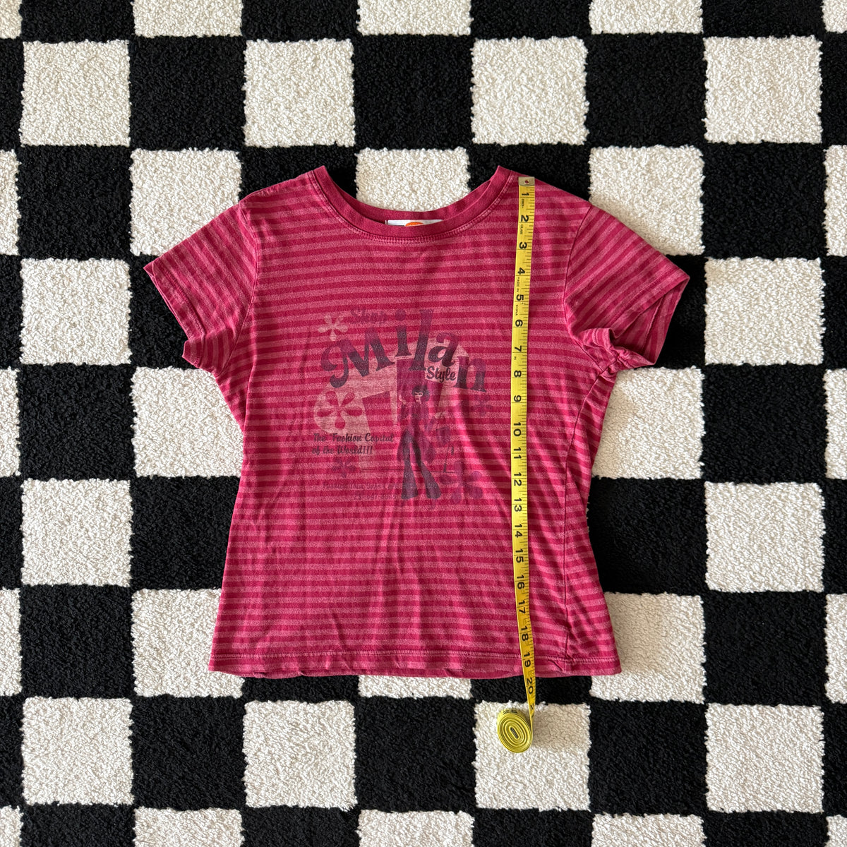 unique vintage whimsical 90s y2k graphic baby tee