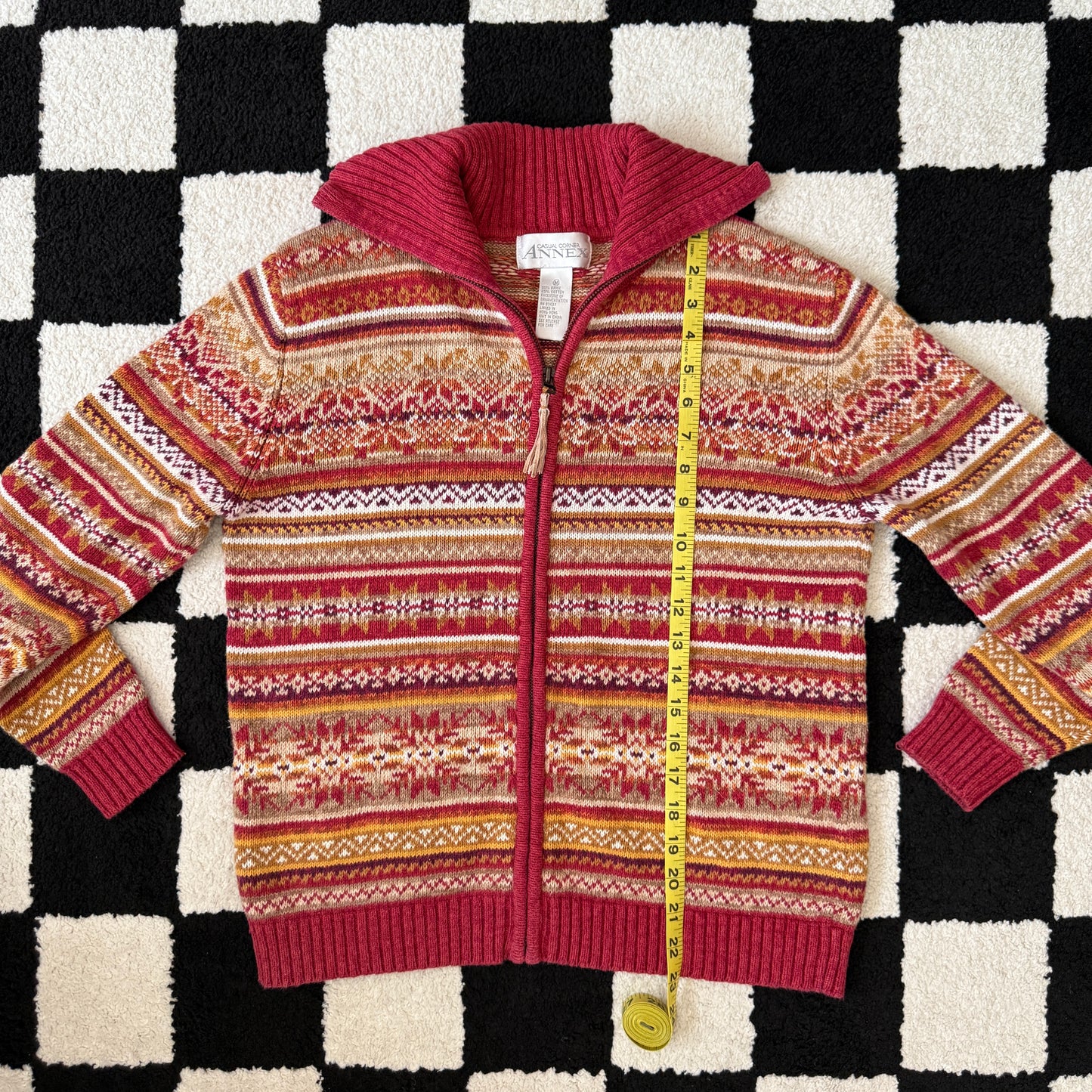 vintage whimsy 90s y2k knit cardigan sweater