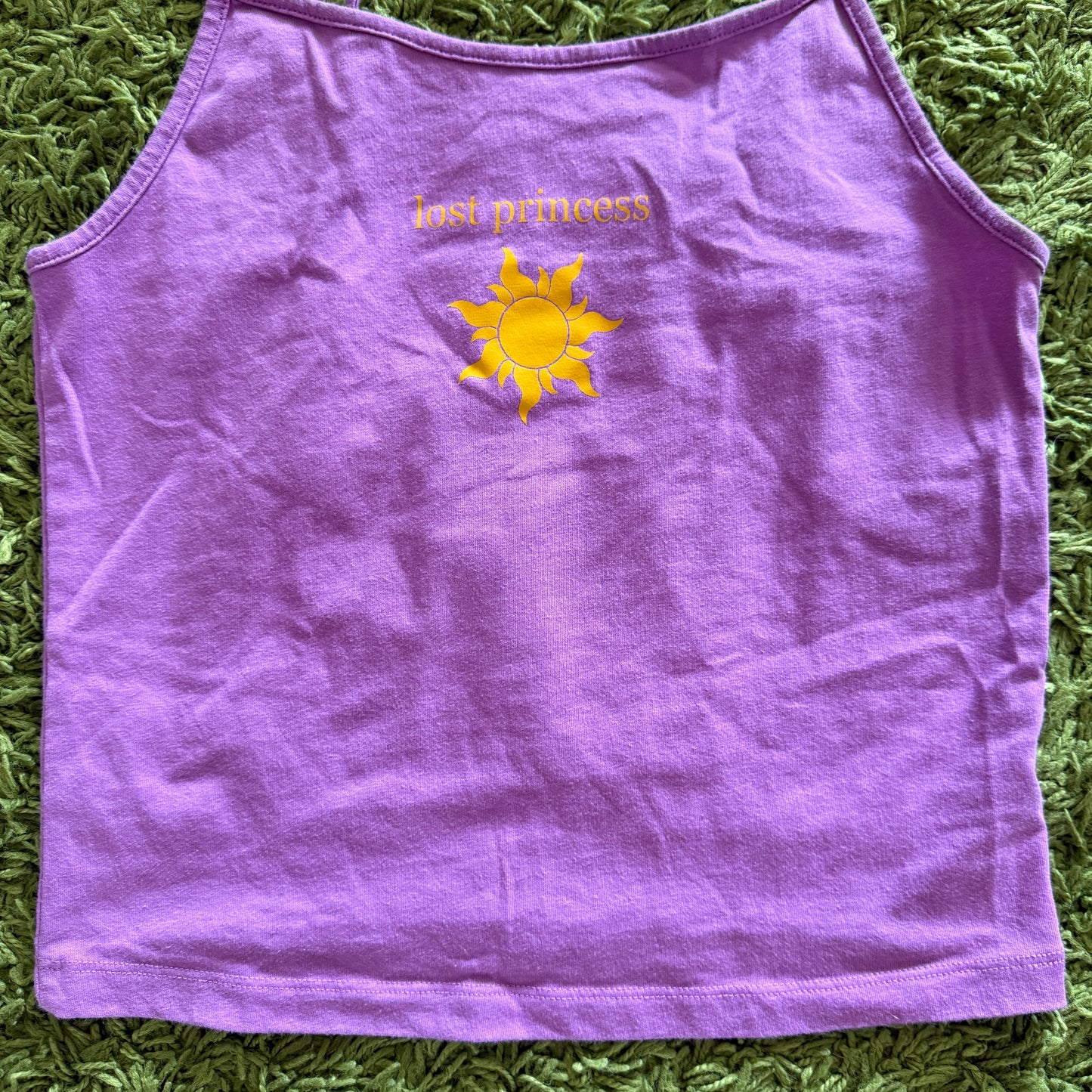 unique vintage whimsical 90s y2k celestial graphic cami top