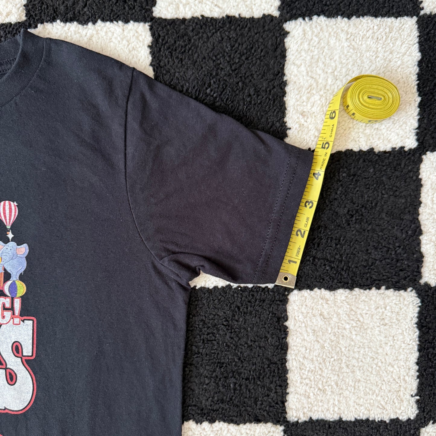 whimsy y2k circus graphic baby tee
