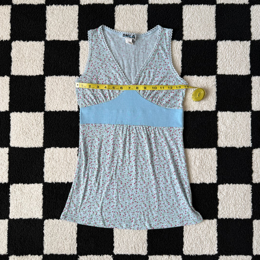 unique vintage whimsical 90s y2k DNLA babydoll top
