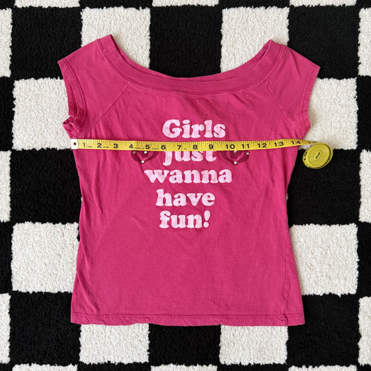 unique vintage whimsical 90s y2k graphic baby tee