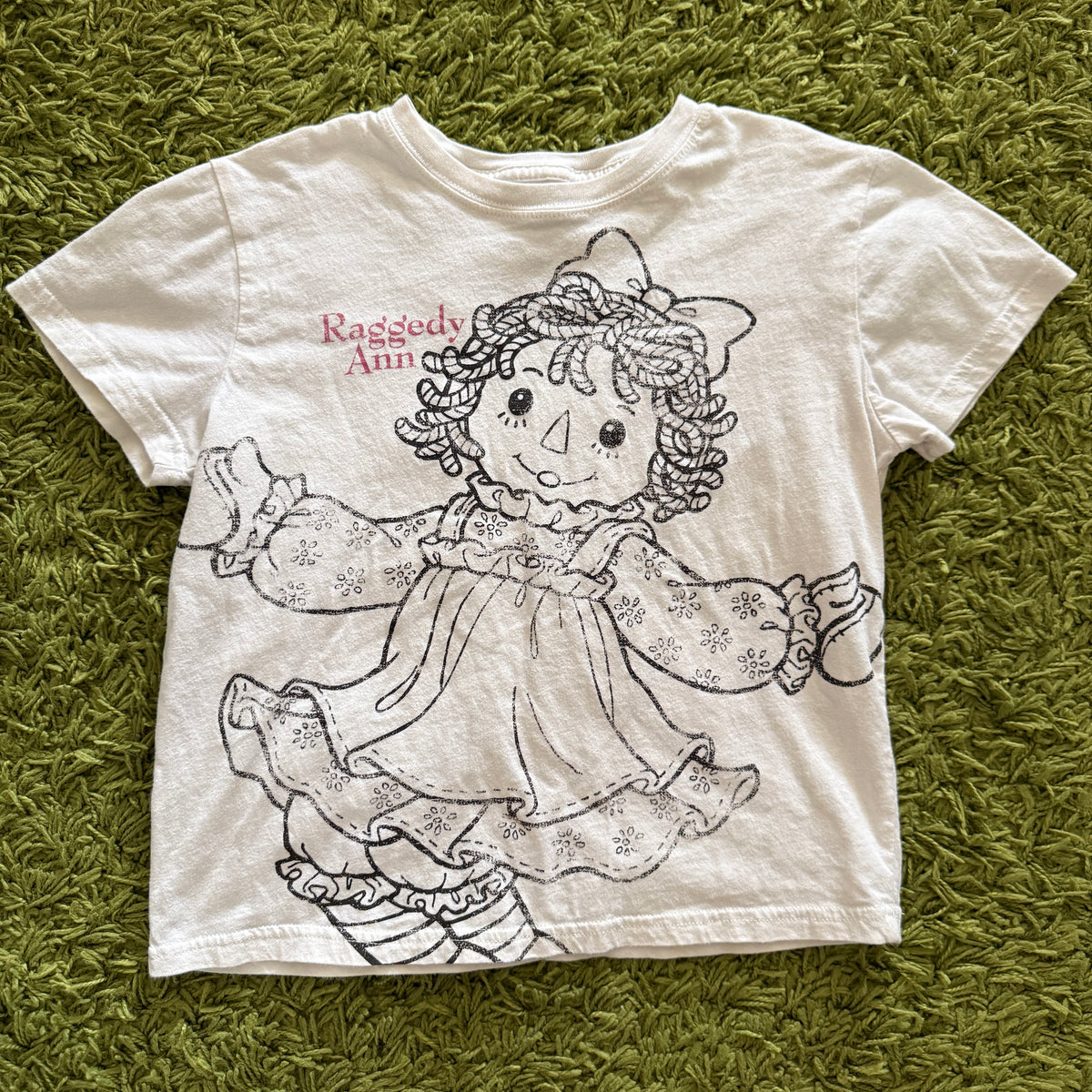 unique vintage whimsical 90s y2k graphic baby tee