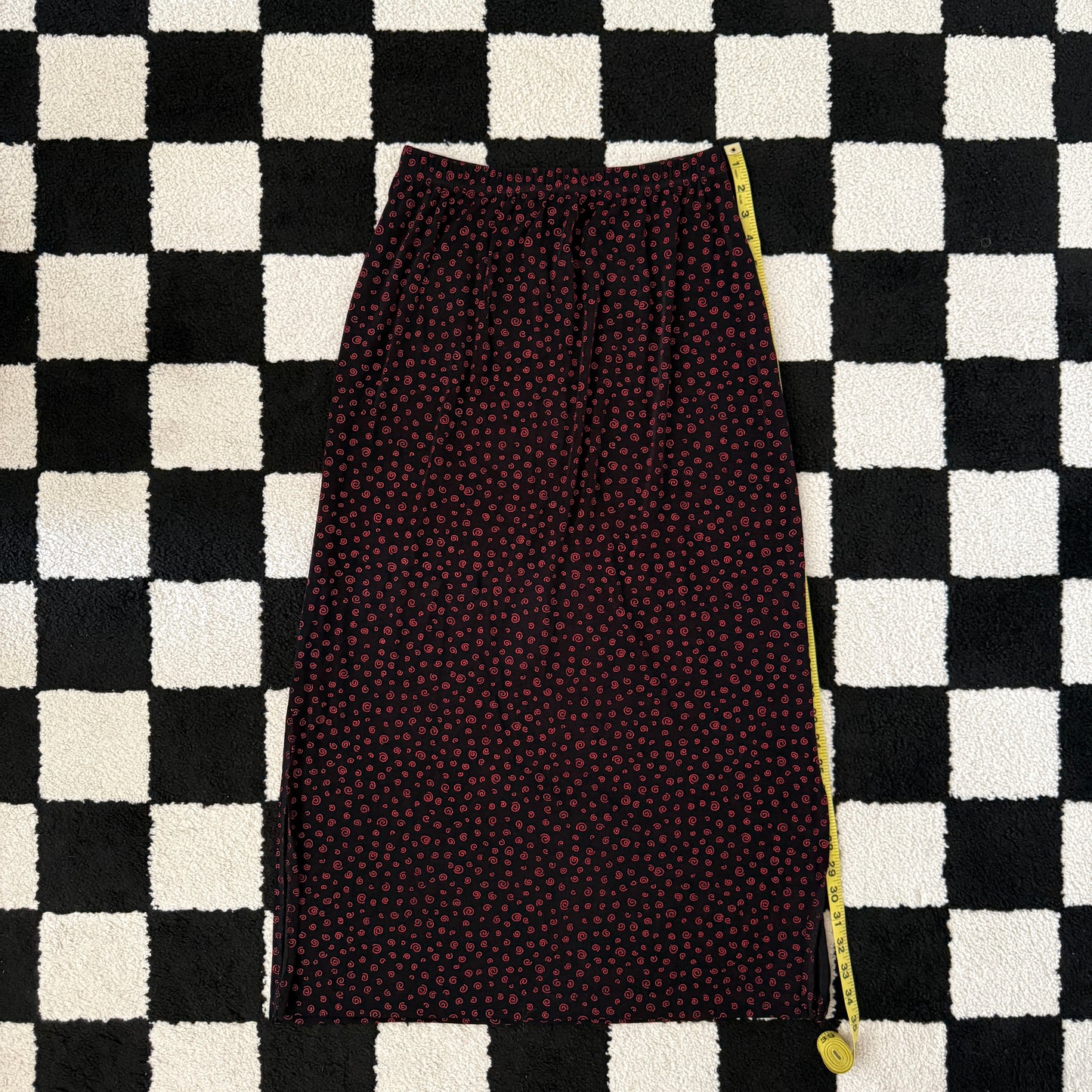 unique vintage whimsical 90s y2k maxi skirt