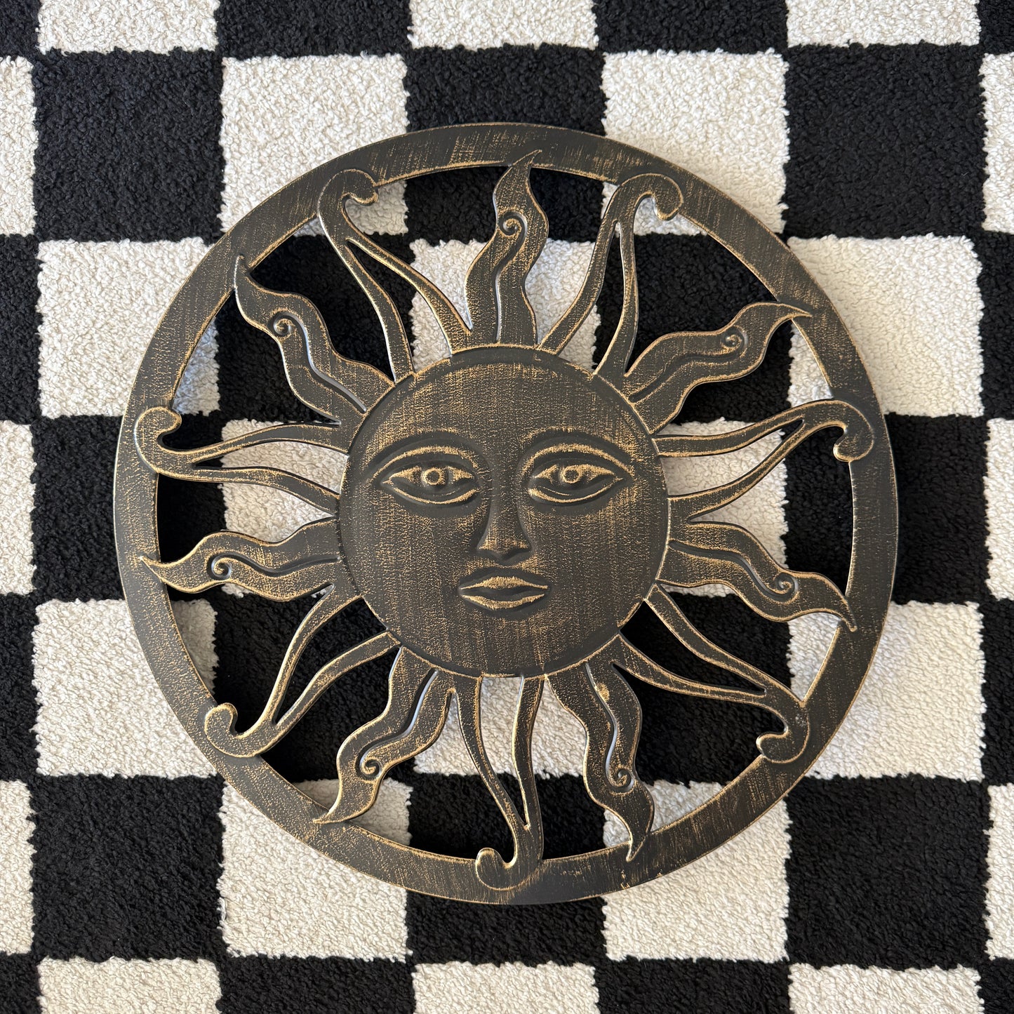 unique whimsical celestial sun wall decor collectable