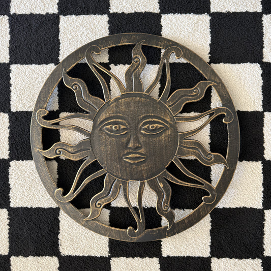unique whimsical celestial sun wall decor collectable