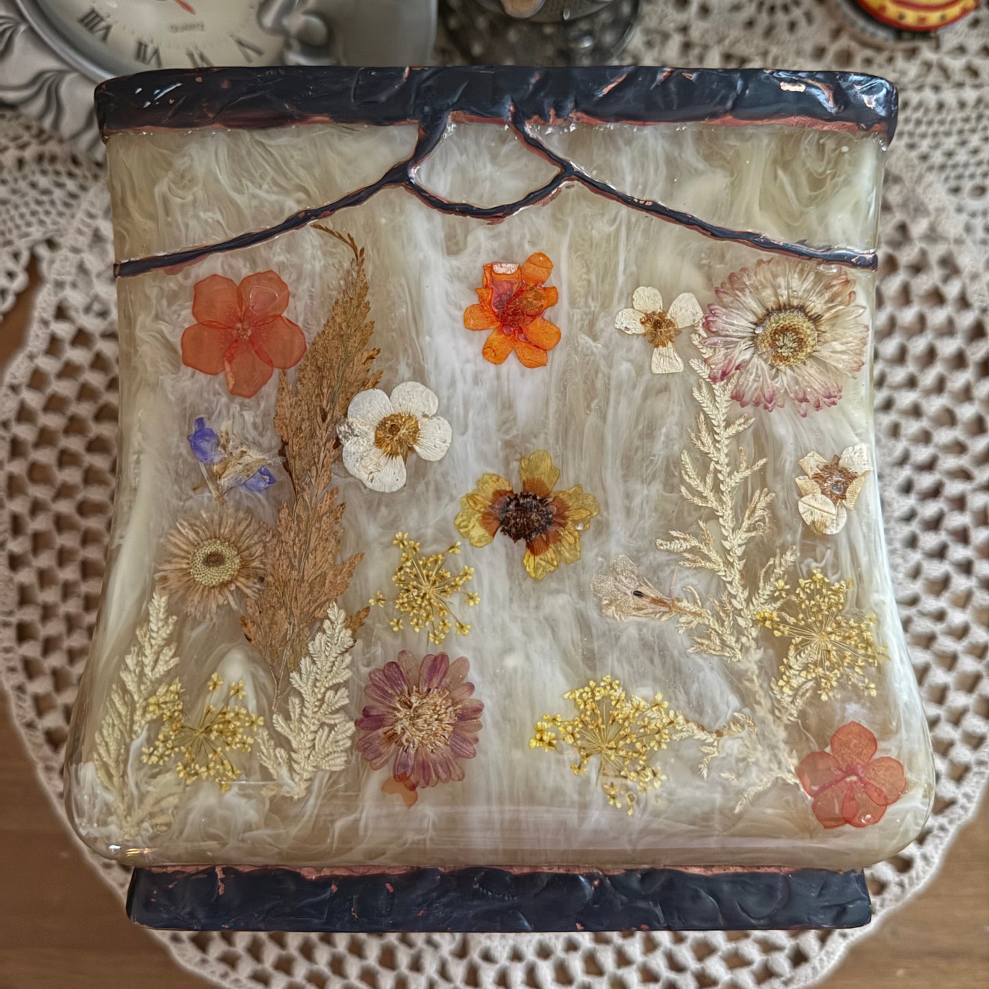 unique vintage whimsical tissue box