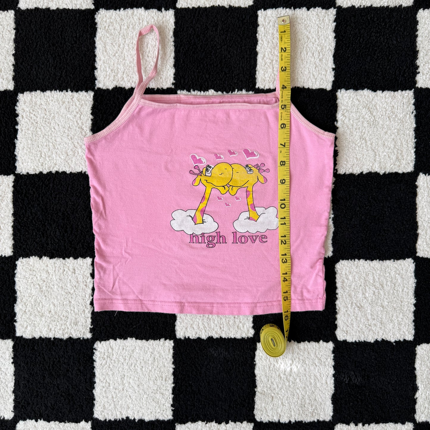 unique vintage whimsical 90s y2k graphic tank top