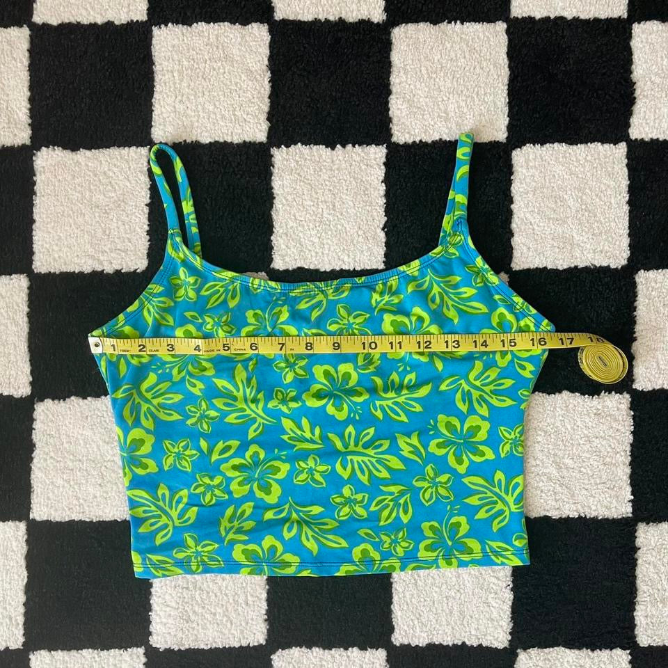 floral swim top