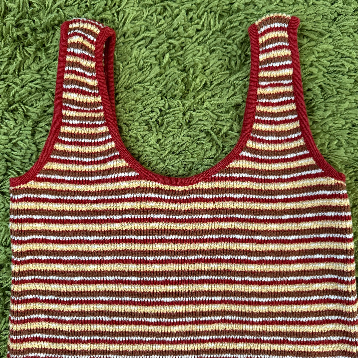 unique vintage whimsy 90s y2k knit tank top