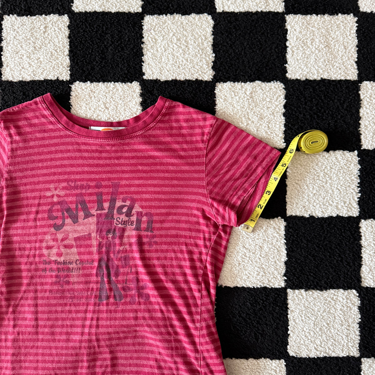 unique vintage whimsical 90s y2k graphic baby tee