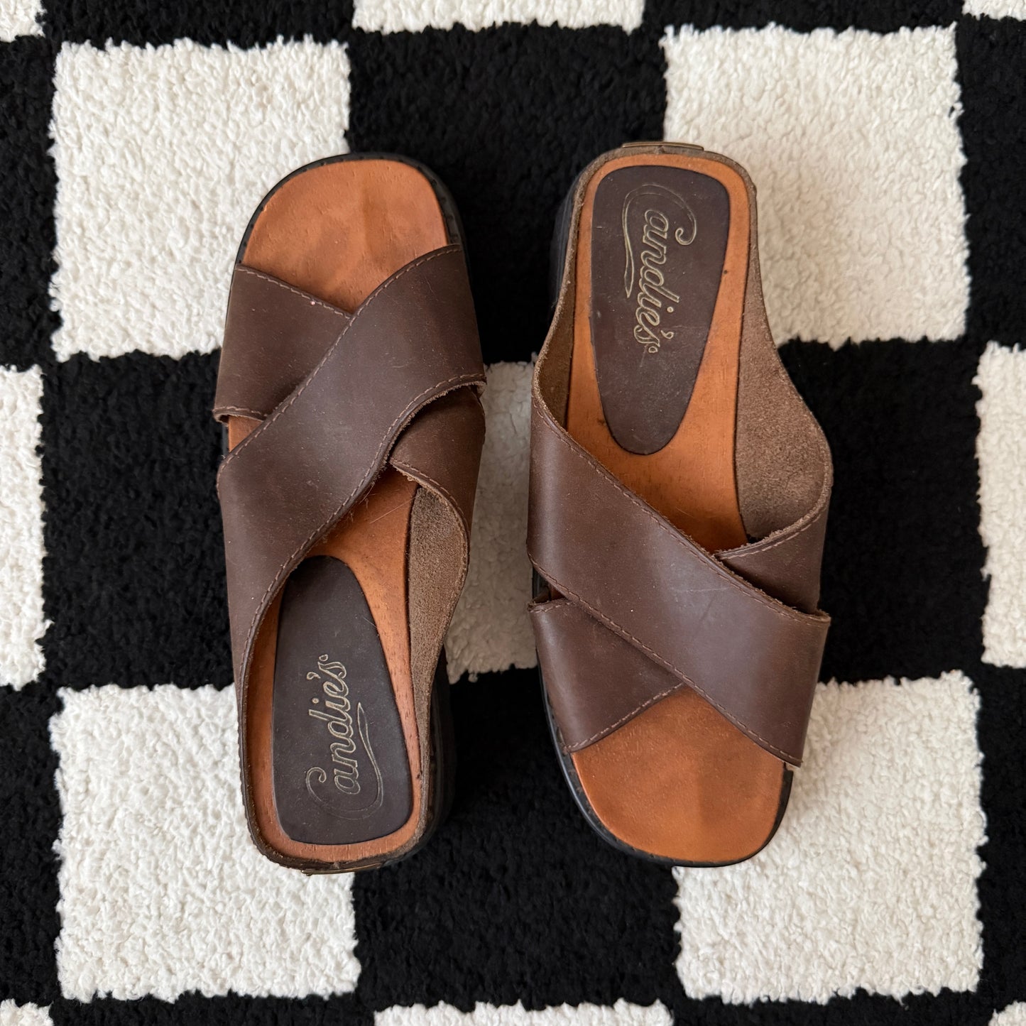 vintage whimsical 90s y2k CANDIE’S chunky sandals