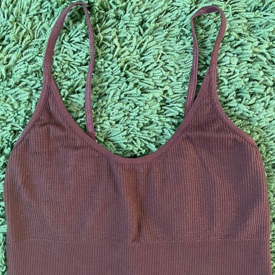 ribbed bra top