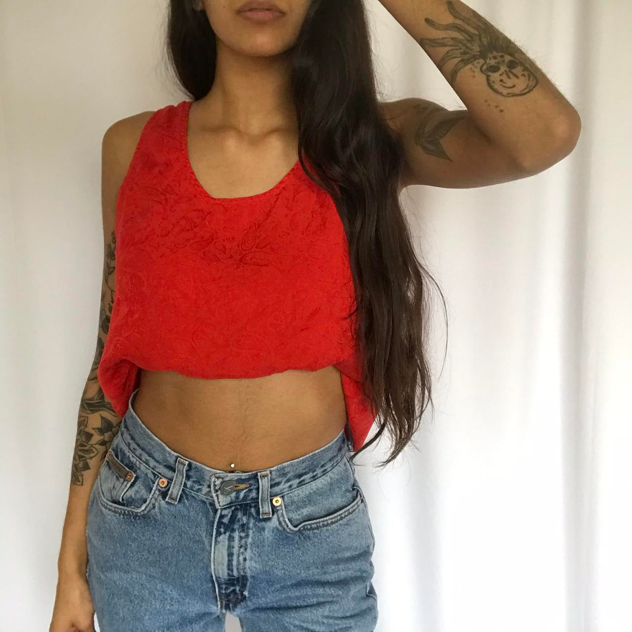 vintage whimsy 90s y2k tank top