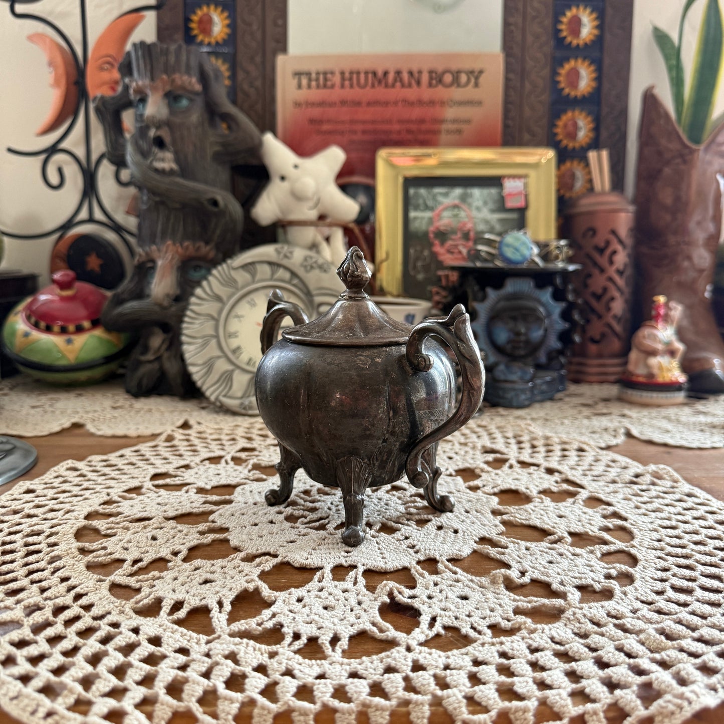 unique vintage whimsical trinket collectable jar