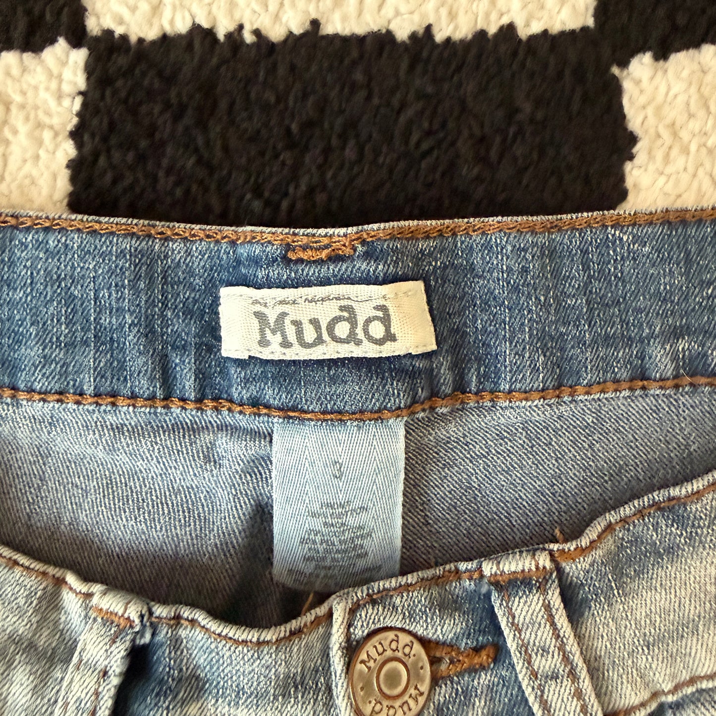 vintage whimsy 90s y2k MUDD denim shorts