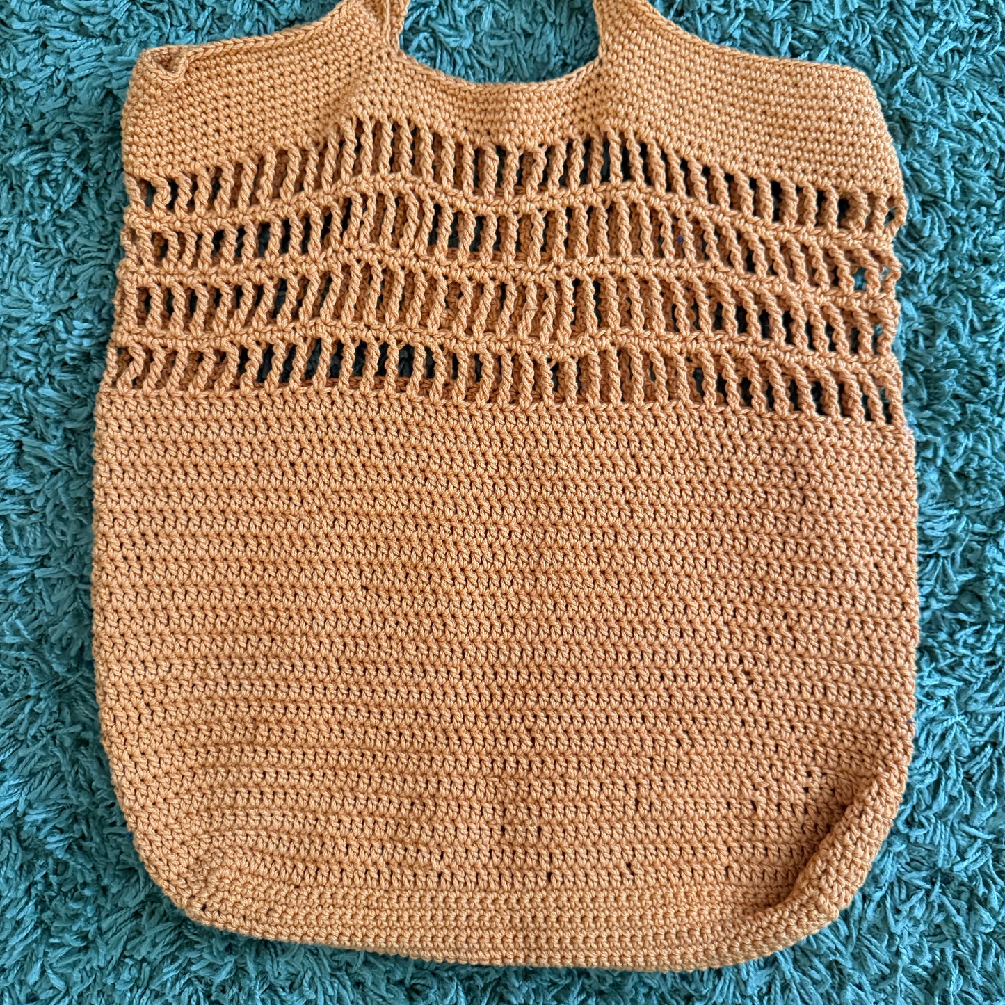 unique vintage whimsical 90s y2k crochet tote bag