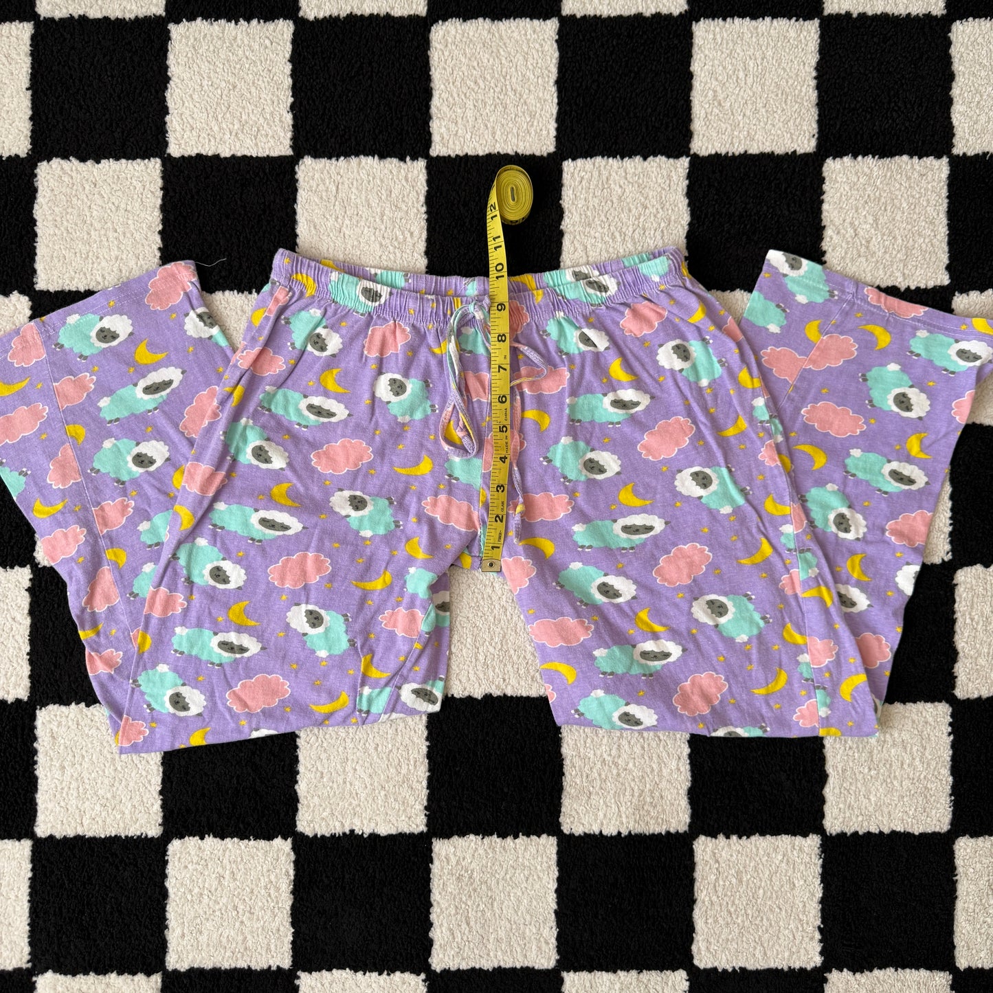 unique vintage whimsical celestial 90s y2k lounge pants