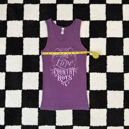 vintage whimsy 90s y2k graphic tank top