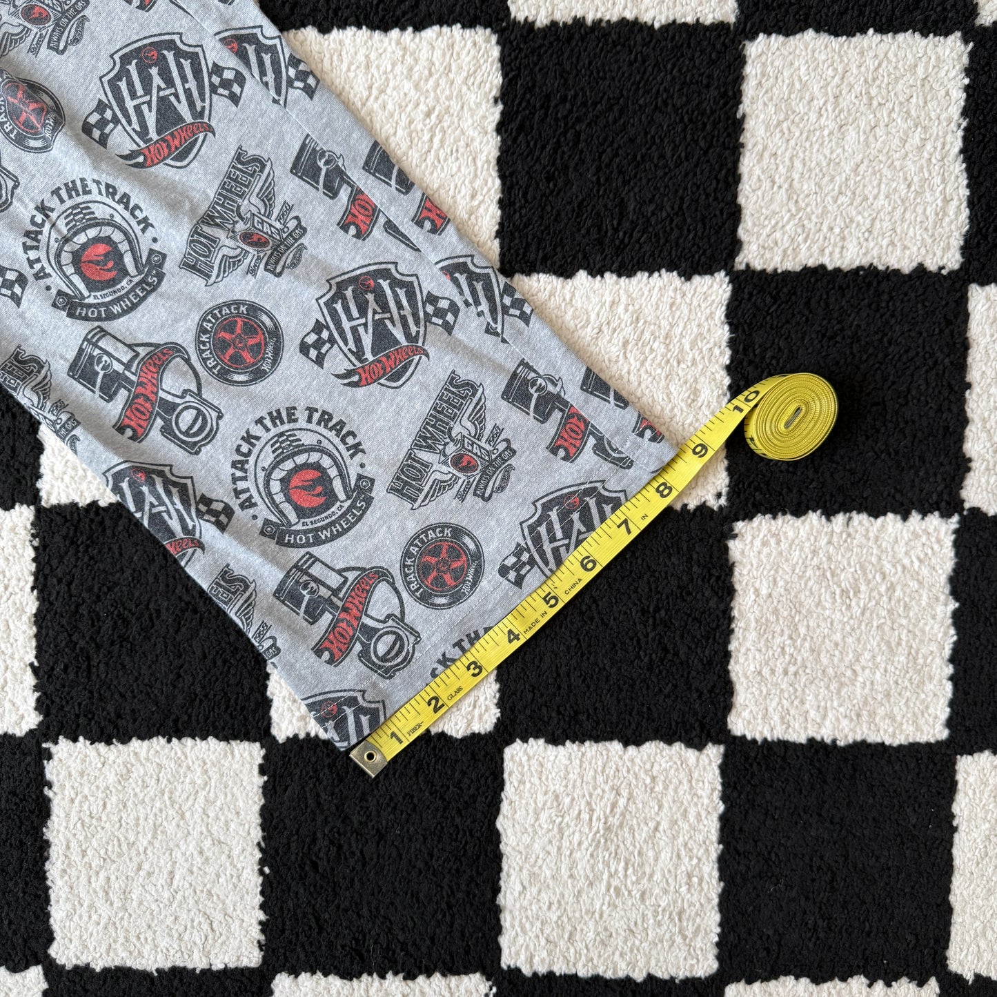 unique vintage whimsical 90s y2k HOT WHEELS lounge pants