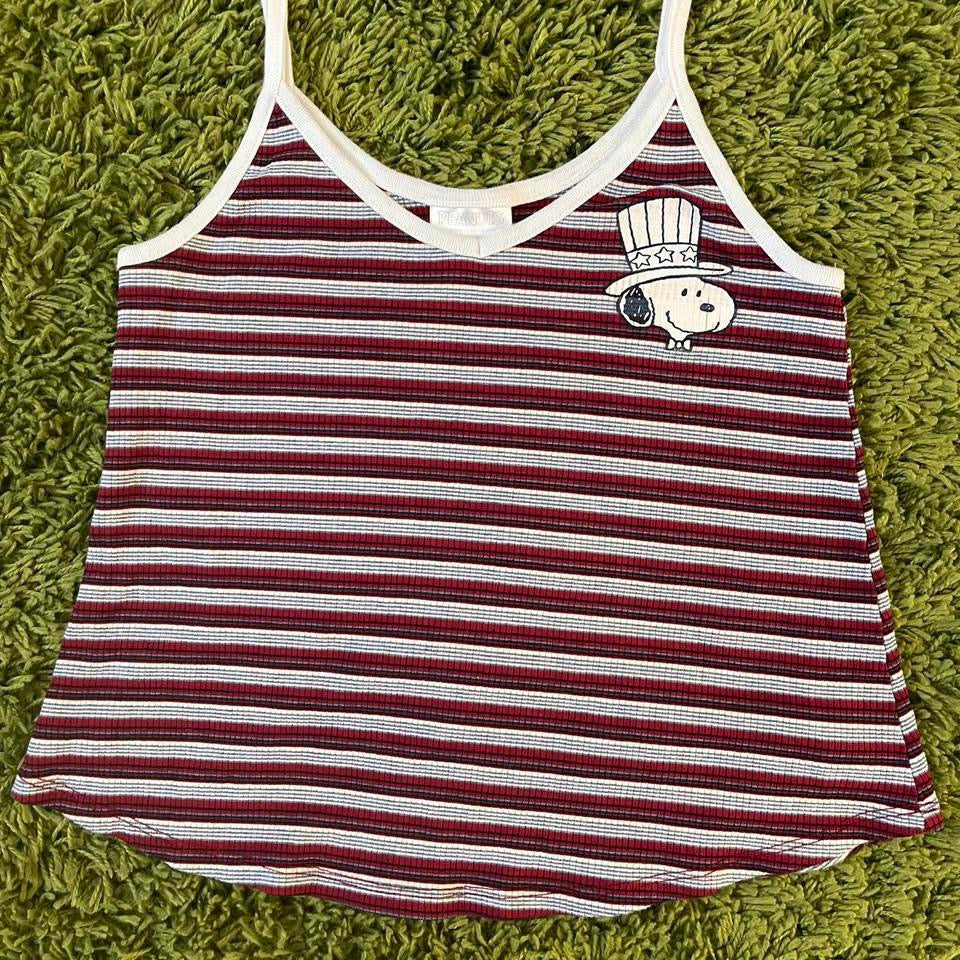 vintage whimsy 90s y2k SNOOPY graphic tank top