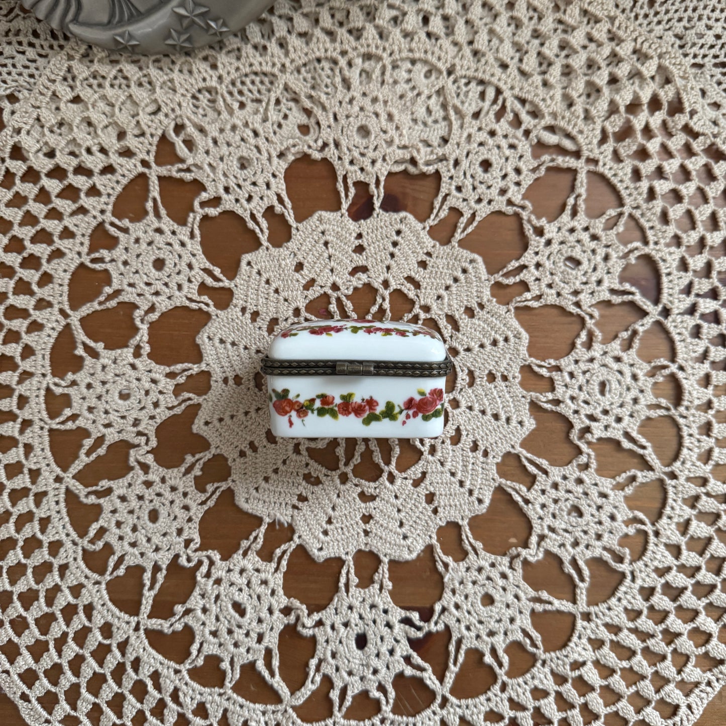 unique vintage whimsical trinket box