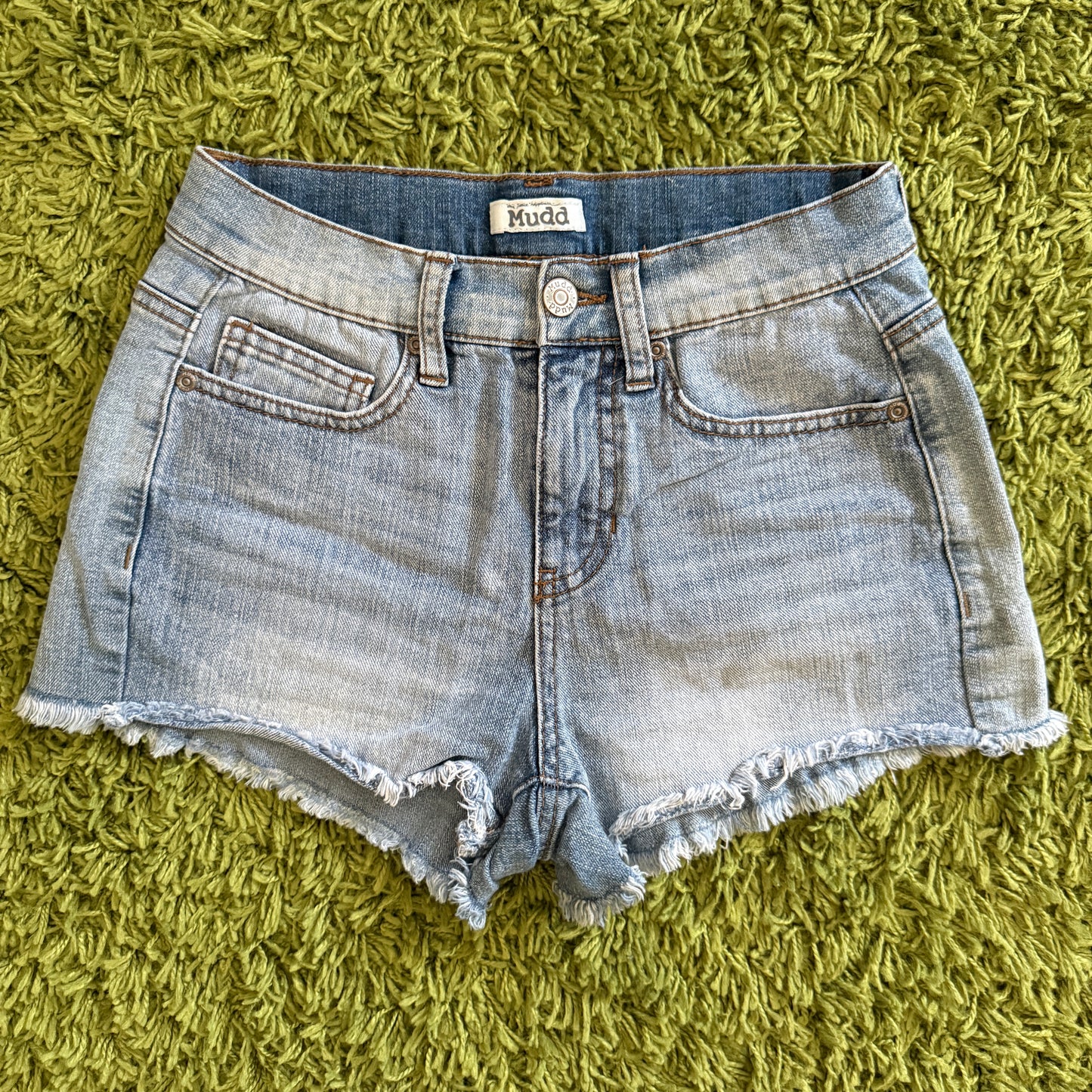 vintage whimsy 90s y2k MUDD denim shorts