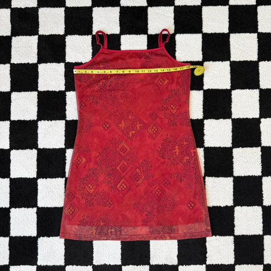 vintage whimsy y2k grunge midi dress