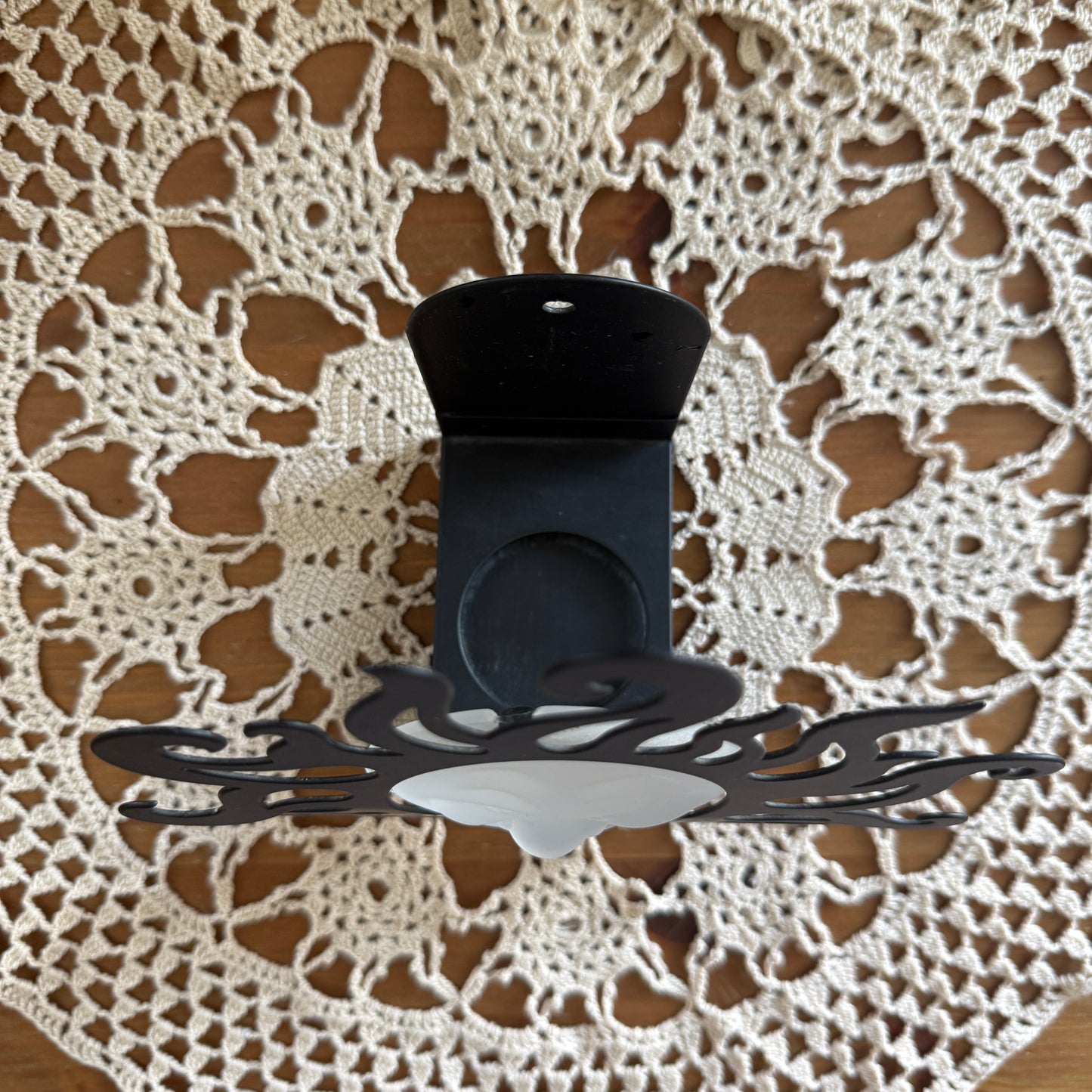 unique vintage whimsical celestial sun candle holder collectable