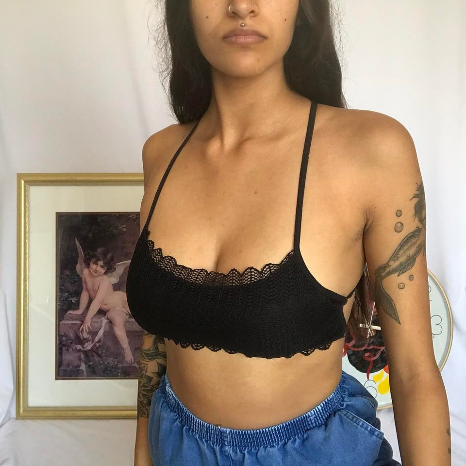 vintage whimsy 90s y2k bralette