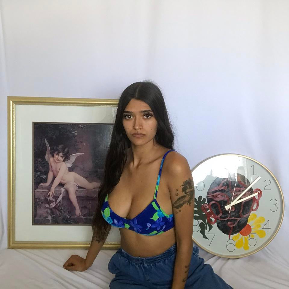 vintage whimsy 90s y2k swim top