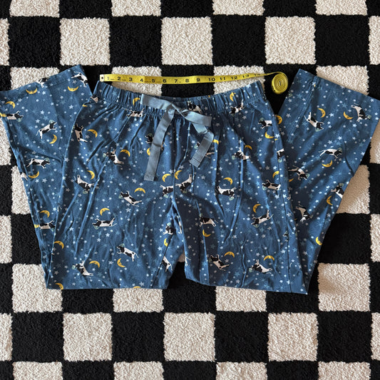 unique vintage whimsical celestial moon stars lounge pants