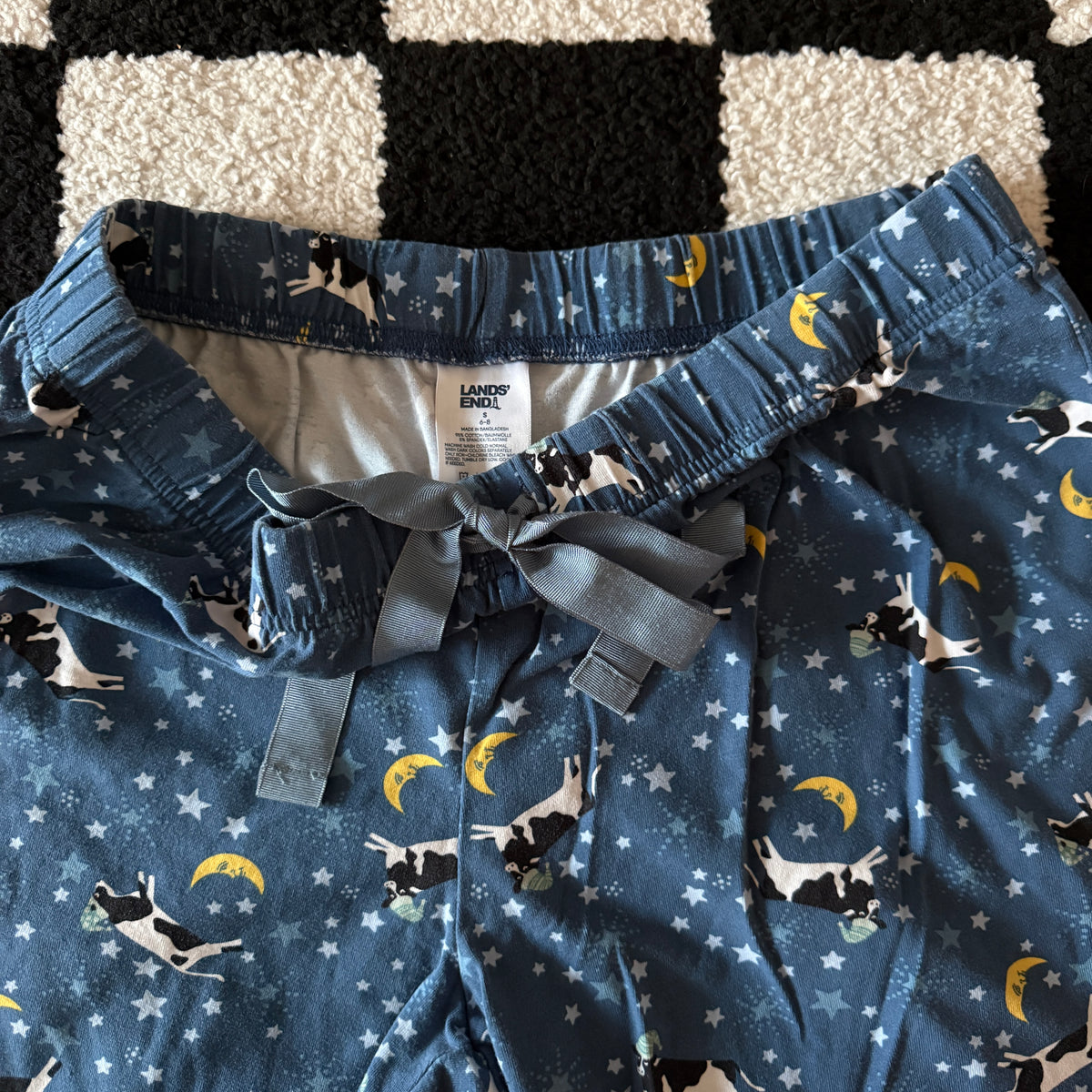 unique vintage whimsical celestial moon stars lounge pants