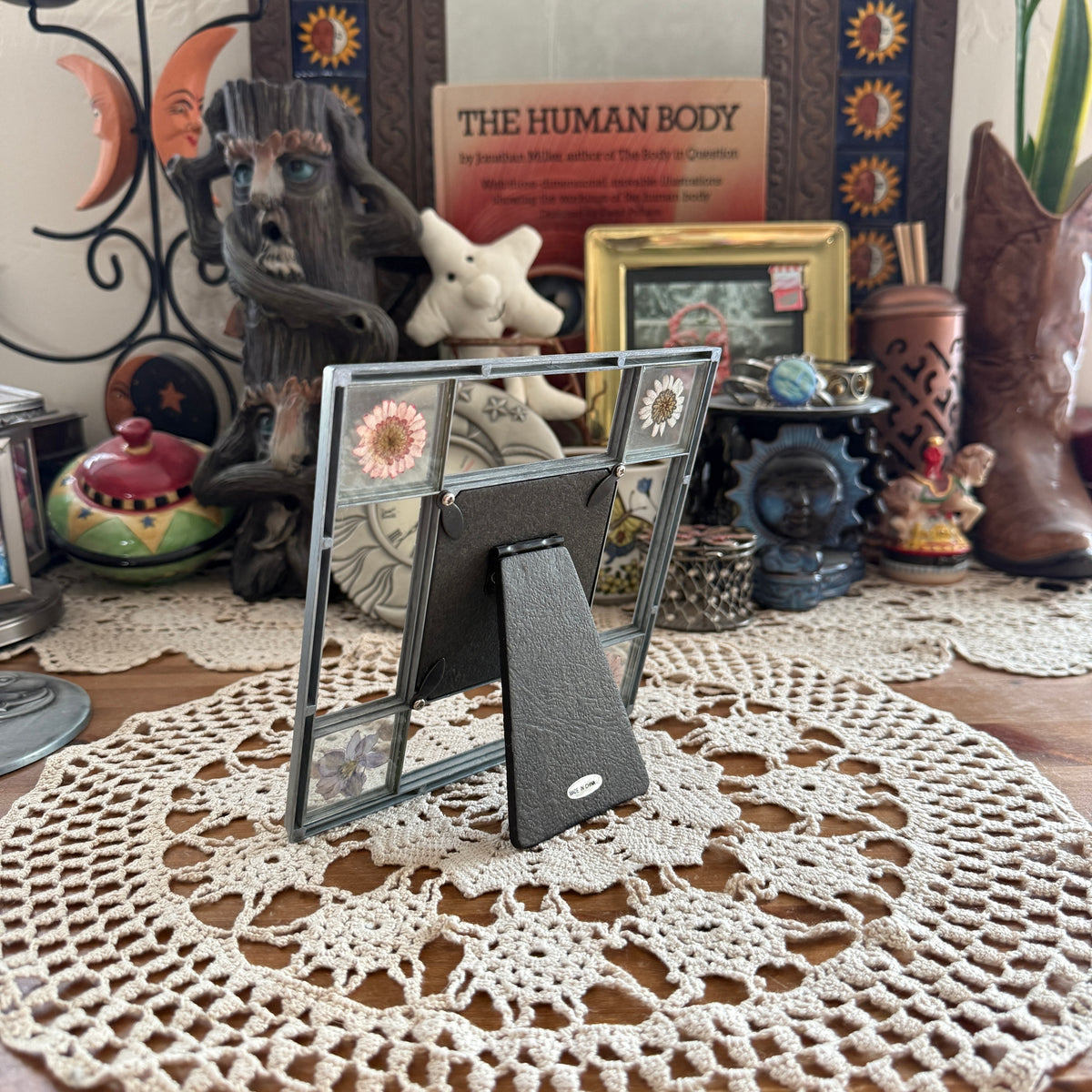 unique handmade vintage whimsical frame collectable wall decor
