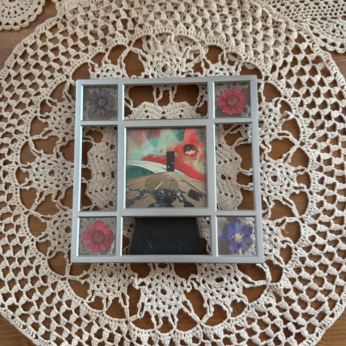 unique handmade vintage whimsical frame collectable wall decor