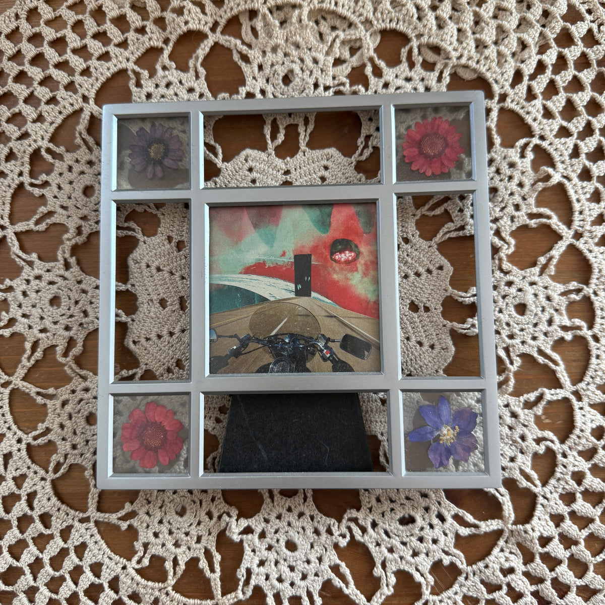 unique handmade vintage whimsical frame collectable wall decor